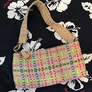 The SAK Multi Colored Woven Bag/Clutch